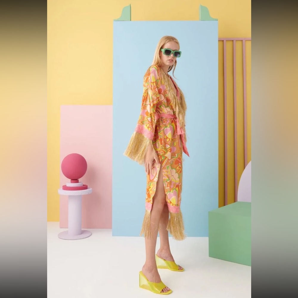 💕sold💕Celia B ZARYA kimono DRESS - Picture 6 of 6